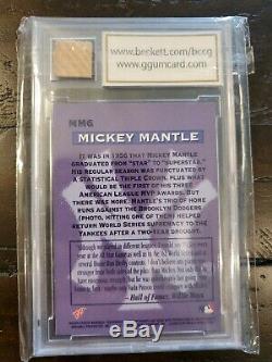 1996 Stadium Club MICKEY MANTLE GAME USED BAT BCCG 10 NEW YORK YANKEES HOF RARE