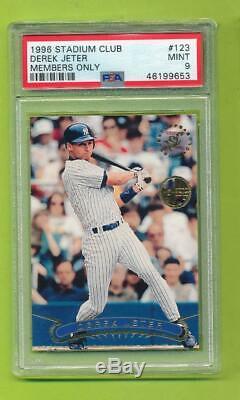 1996 Stadium Club Members Only Derek Jeter (#123) New York Yankees PSA 9