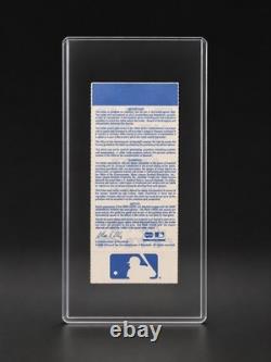 1998 NY Yankees ALCS Full Ticket Game 1 vs Indians Yankee Stadium Dynasty Season
