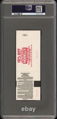 1998 New York Yankees Full Ticket Apr 15 @ Shea Beam Collapsed Stadium Psa 10 5