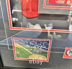 1998 Yankees Stadium World Series BUNTING Framed Display Ticket Ball Program +