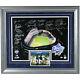 1999 New York Yankees 17 Signature Ws Stadium Framed Collage (20x24 Silver)