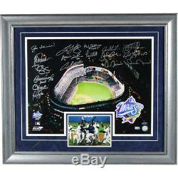 1999 New York Yankees 17 Signature WS Stadium Framed Collage (20x24 Silver)