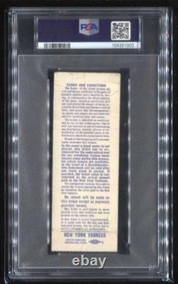 1st Game @ New Yankee Stadium/Renovated PSA Ticket 1976 Newy York Yankees