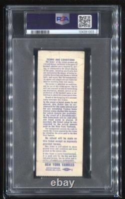 1st Game @ New Yankee Stadium/Renovated PSA Ticket 1976 Newy York Yankees