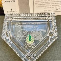 2000 Subway Series New York Mets vs. New York Yankees Waterford Crystal No. 213