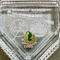2000 Subway Series New York Mets vs. New York Yankees Waterford Crystal No. 213