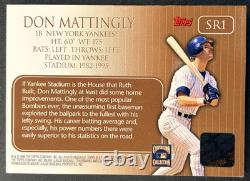 2000 Topps Stadium Relics Don Mattingly #SR1 New York Yankees Relic AUTO