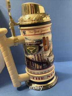 2001 New York Yankees Yankee Stadium Collectible Stein Word Champions Danbury Mt