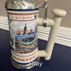 2001 New York Yankees Yankee Stadium Collectible Stein Word Champions Danbury Mt