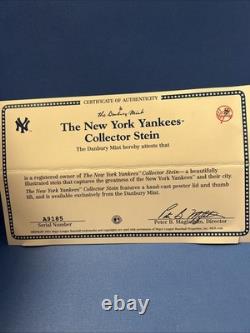 2001 New York Yankees Yankee Stadium Collectible Stein Word Champions Danbury Mt