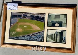 2003 Framed Photographer Signed Original NY Yankees Stadium Photos