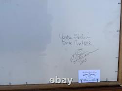 2003 Framed Photographer Signed Original NY Yankees Stadium Photos