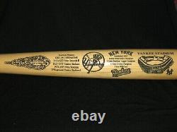 2005 Gridworks Yankee Stadium History Bat #1820/5000 Cooperstown Collection