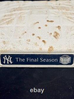 2008 Final Season Game Used Old Yankee Stadium 3rd Base Dual Steiner Mlb Coa