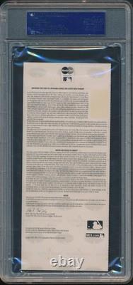 2008 MLB All Star Game FULL Ticket Yankee Stadium, New York PSA 9