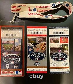 2008 MLB All Star Game/HR Derby/Futures Full Ticket Stubs Yankee Stadium Bronx