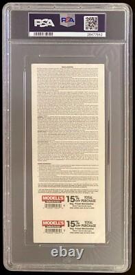 2008 MLB Baseball New York Yankees Yankee Stadium Final Game PSA 4