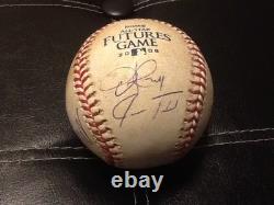 2008 New York Yankees Stadium All-Star Futures GAME USED Baseball AUTOGRAPH MLB