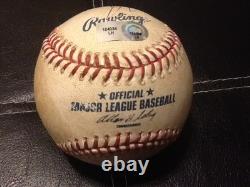 2008 New York Yankees Stadium All-Star Futures GAME USED Baseball AUTOGRAPH MLB