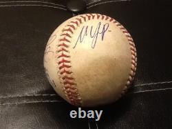 2008 New York Yankees Stadium All-Star Futures GAME USED Baseball AUTOGRAPH MLB