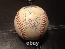 2008 New York Yankees Stadium All-Star Futures GAME USED Baseball AUTOGRAPH MLB