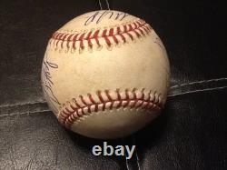 2008 New York Yankees Stadium All-Star Futures GAME USED Baseball AUTOGRAPH MLB
