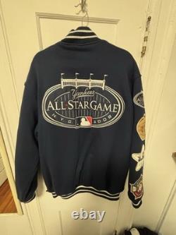 2008 New York Yankees Stadium All Star Jacket MLB Blue Men's Size XL