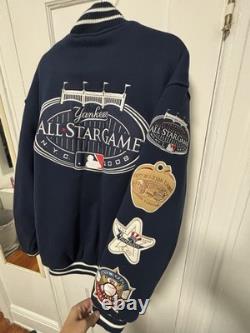 2008 New York Yankees Stadium All Star Jacket MLB Blue Men's Size XL
