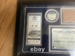 2008 Old Yankee Stadium Final Game 13 x 16 Display with Ticket & Dirt withCOA