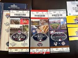 2008 Yankee Stadium MLB All Star Week Ticket Package Huge Rare