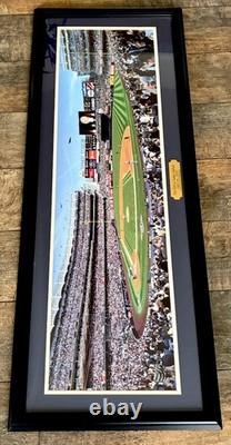 2009 First Pitch YANKEE STADIUM New York Panoramic POSTER Framed 41x16 ICONIC