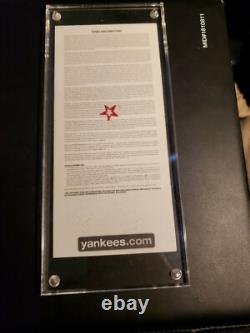 2009 New York Yankee Stadium Inaugural FIRST GAME PLAYED TRUE OPENING FullTicket