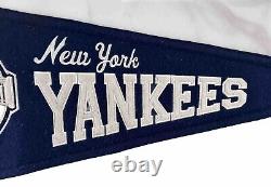 2009 New York Yankees Baseball Stadium Inaugural Season Felt Pennant 32 x 12.5