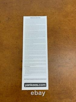 2009 New York Yankees Indians Full Baseball Ticket Yankee Stadium Inaugural Game