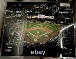 2009 New York Yankees World Series Champions Autogrpahed Stadium overhead