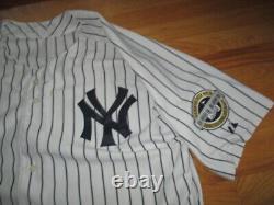 2009 Stadium Inaugural Season NEW YORK YANKEES Button-Down (Size 60) Jersey HOME