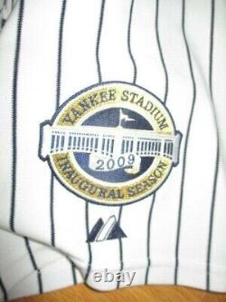 2009 Stadium Inaugural Season NEW YORK YANKEES Button-Down (Size 60) Jersey HOME