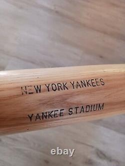 2009 World Series New York Yankees Stadium Louisville Slugger Baseball Bat Rare