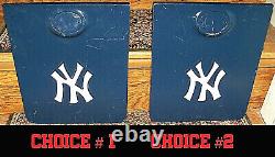 2009 YANKEE STADIUM BOX SEAT SIDE Jeter Judge Mantle Ruth DiMaggio Gehrig Maris