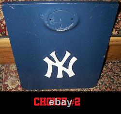 2009 YANKEE STADIUM BOX SEAT SIDE Jeter Judge Mantle Ruth DiMaggio Gehrig Maris