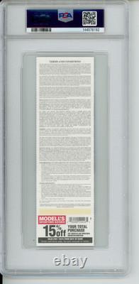 2011 Derek Jeter 3000th Hit Ticket New York Yankees Yankee Stadium PSA9 Girardi