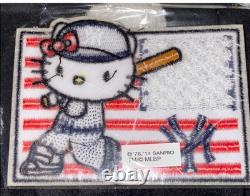 2014 2 New York Yankees PATCHES HELLO KITTY STADIUM EXCLUSIVE! MLB Rare
