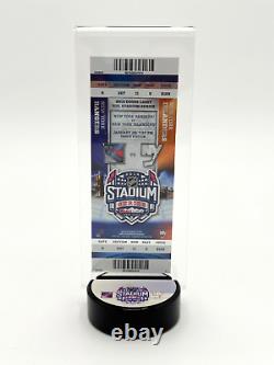 2014 NHL Stadium Series Full Ticket Yankee Stadium New York Rangers NY Islanders