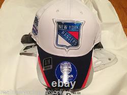 2014 New York Rangers Stadium Series Fitted Hat Yankee Stadium S/m Lundqvist Htf