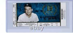 2014 New York Yankees Ticket 9/25 Derek Jeter Final Stadium Game Mickey Mantle