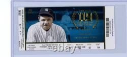 2014 New York Yankees Ticket Stadium 9/25 Derek Jeter Final HM Game Babe Ruth