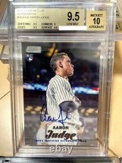 2017 Topps Stadium Club Aaron JUDGE New York Yankees RC Auto Graded #SCA-AJE