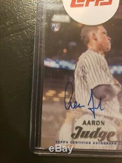 2017 Topps stadium Aaron judge Rookie On Card Auto New York Yankees