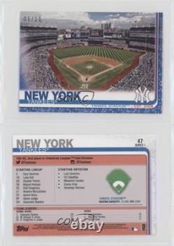 2019 Topps Mini Blue 5/10 Yankee Stadium New York Yankees #47 2d9